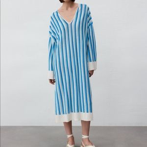 ZARA STRIPED LINEN‎ TUNIC